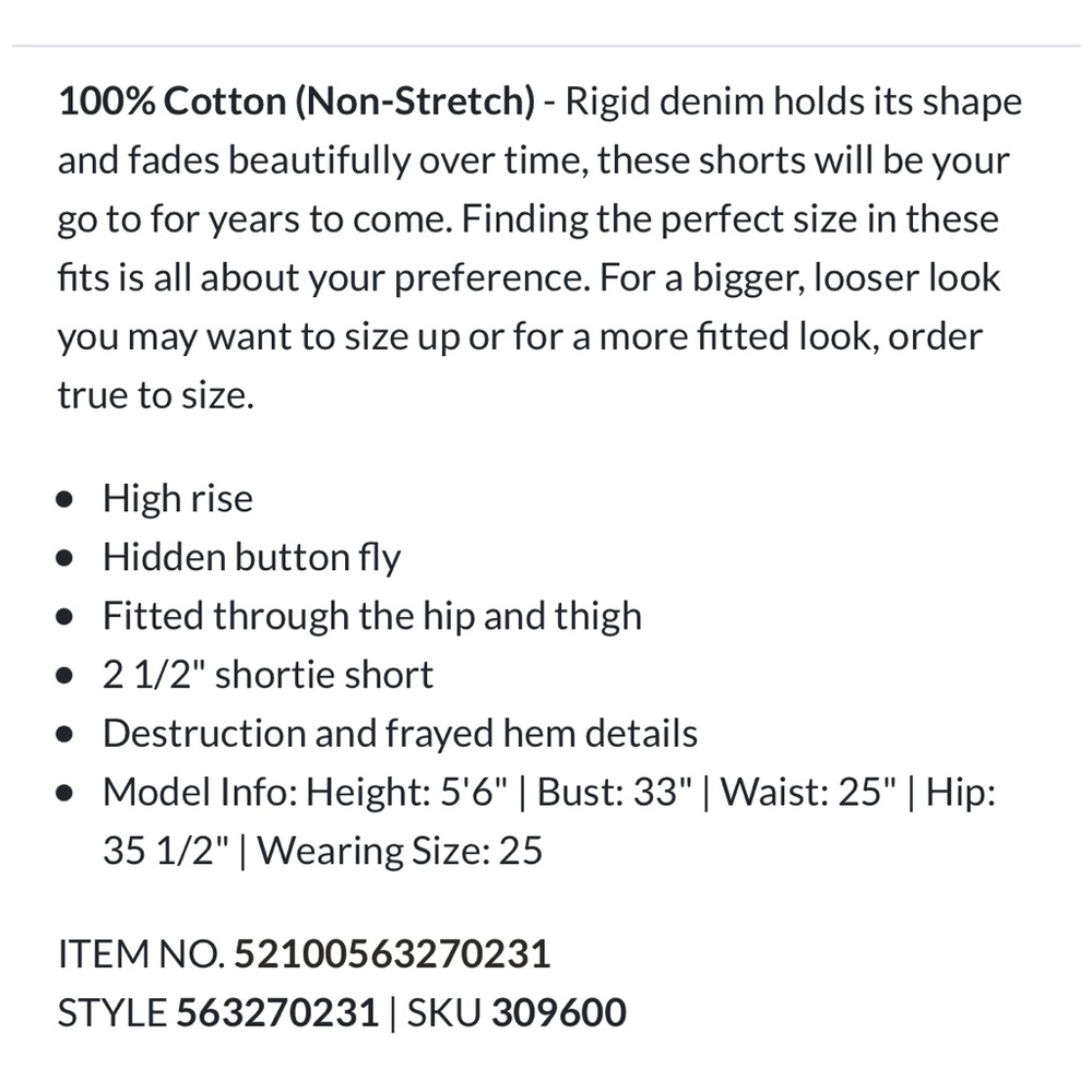 Levi’s premium 501 distressed jean shorts NWT - Picture 6 of 13